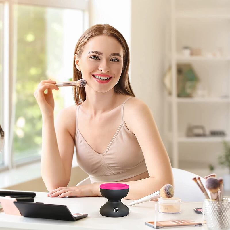(30% OFF) Automatic Makeup Brush Cleaner