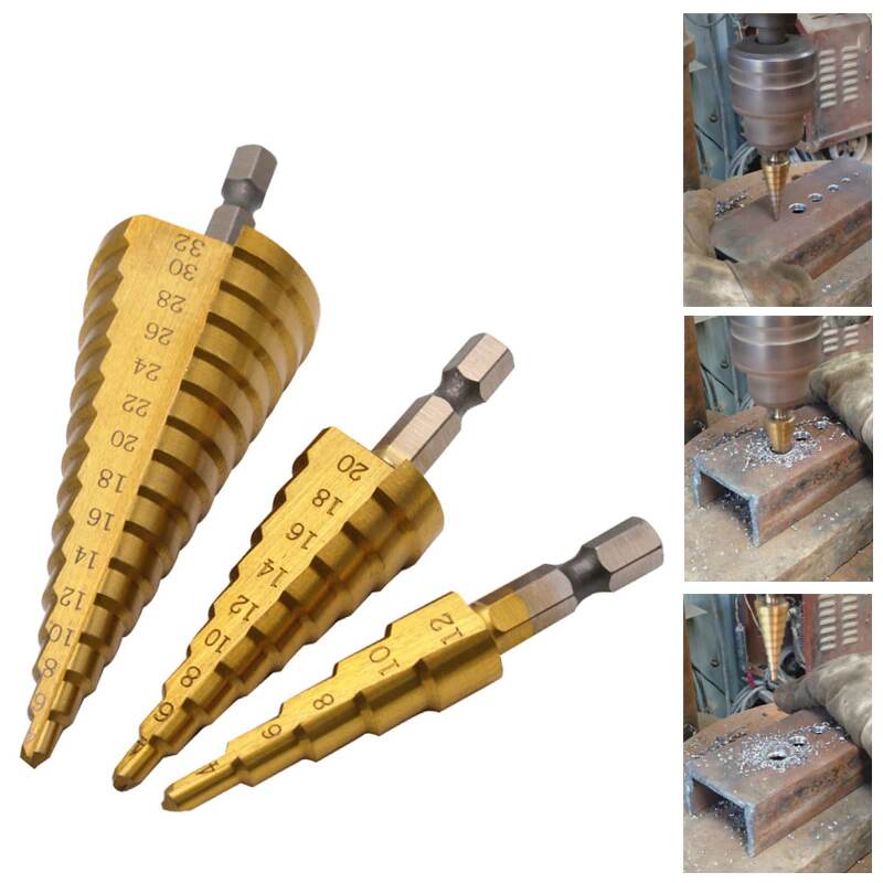 (30% OFF) Hexagonal Step Drill Bit