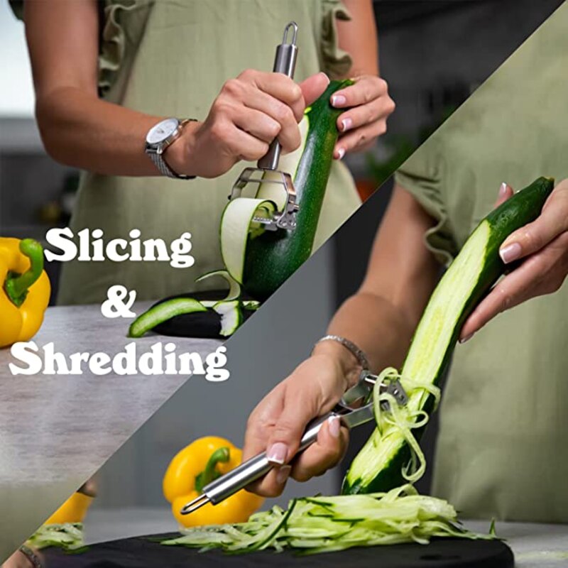 (30% OFF) Stainless Steel Dual Blade Vegetable Peeler