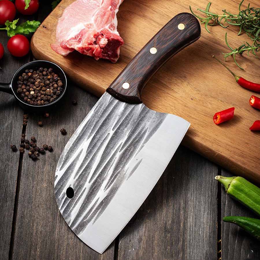 (30% OFF) Handmade Forged Meat Cleaver Chopping Butcher Knife