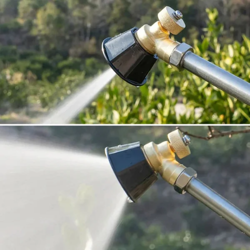 Adjustable high pressure nozzle for agriculture, gardening,...