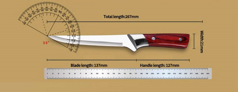 (HOT DEAL) German Special Boning Knife High Quality Sharp Stainless Steel