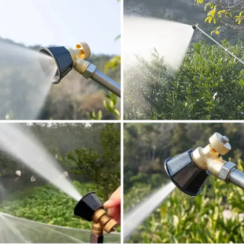 Adjustable high pressure nozzle for agriculture, gardening,...