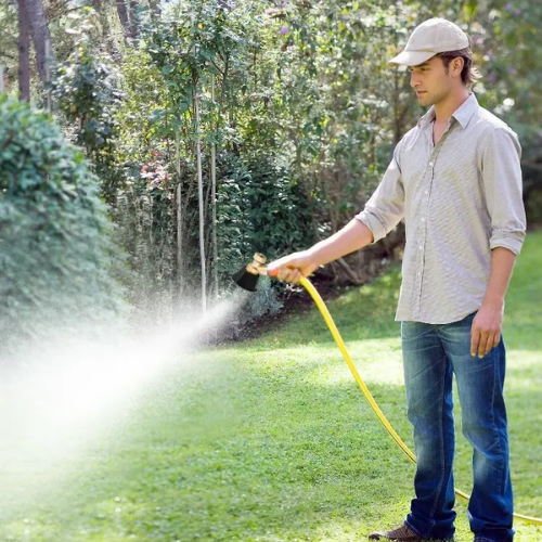 Adjustable high pressure nozzle for agriculture, gardening,...
