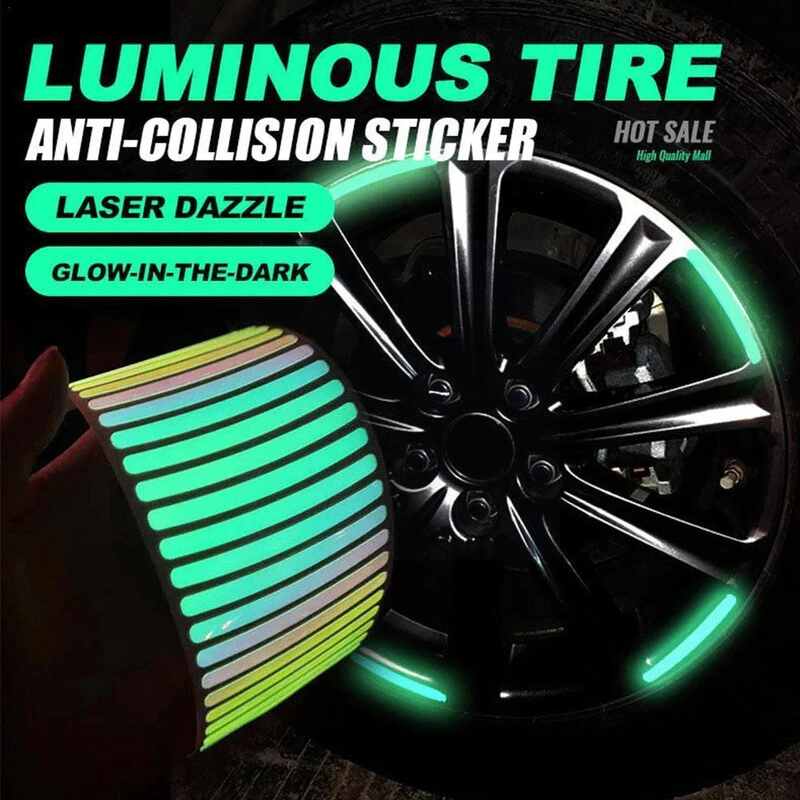(30% OFF) Colorful Reflective Wheel Stickers