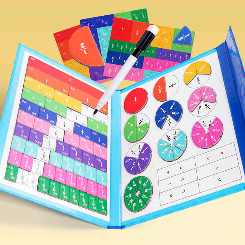 (30% OFF) Multicolor Fraction Educational Toys