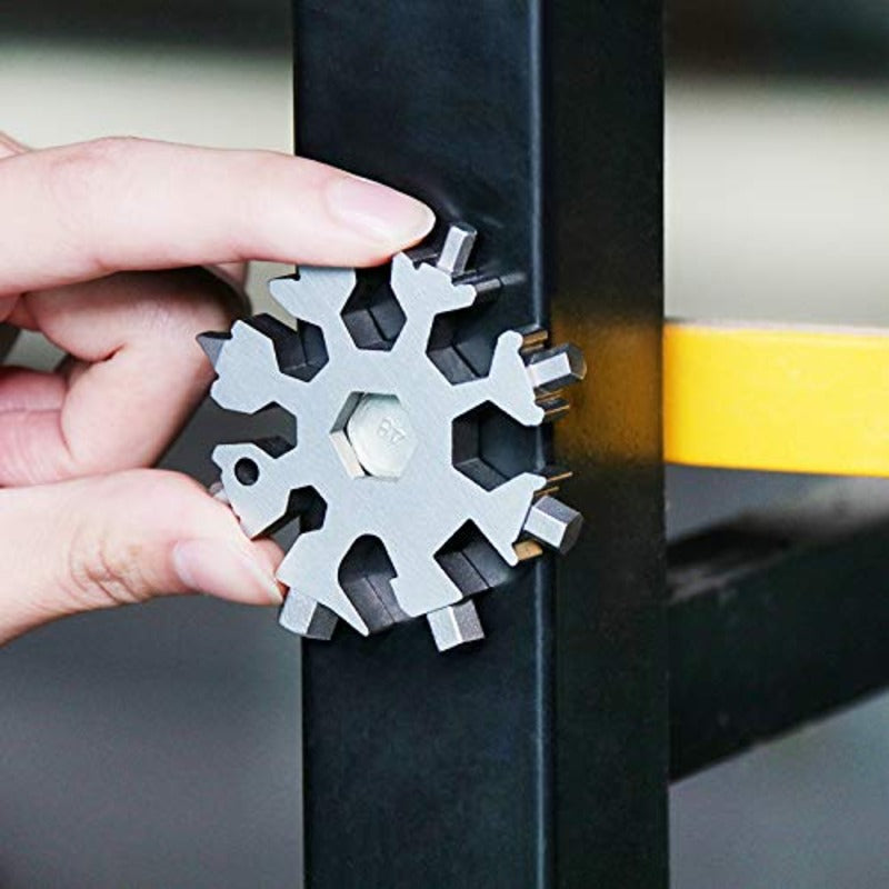 (Free Shipping) 18-IN-1 Snowflake Multitool
