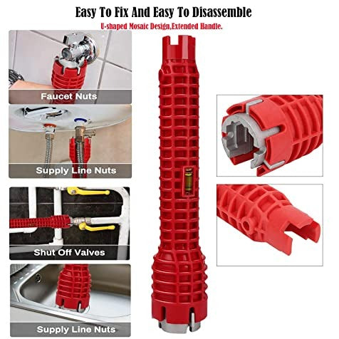 (Free Shipping) Flume Wrench Plumbing Set