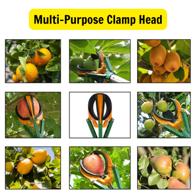 (30% DISCOUNT ) Convenient and safe high-altitude fruit picking stick, made of super durable high-quality carbon steel.