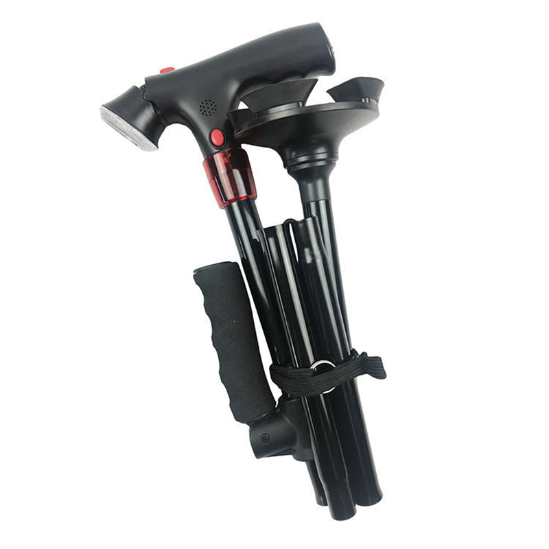 (30% DISCOUNT) Folding LED Lighted Walking Stick