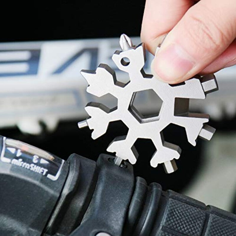 (Free Shipping) 18-IN-1 Snowflake Multitool