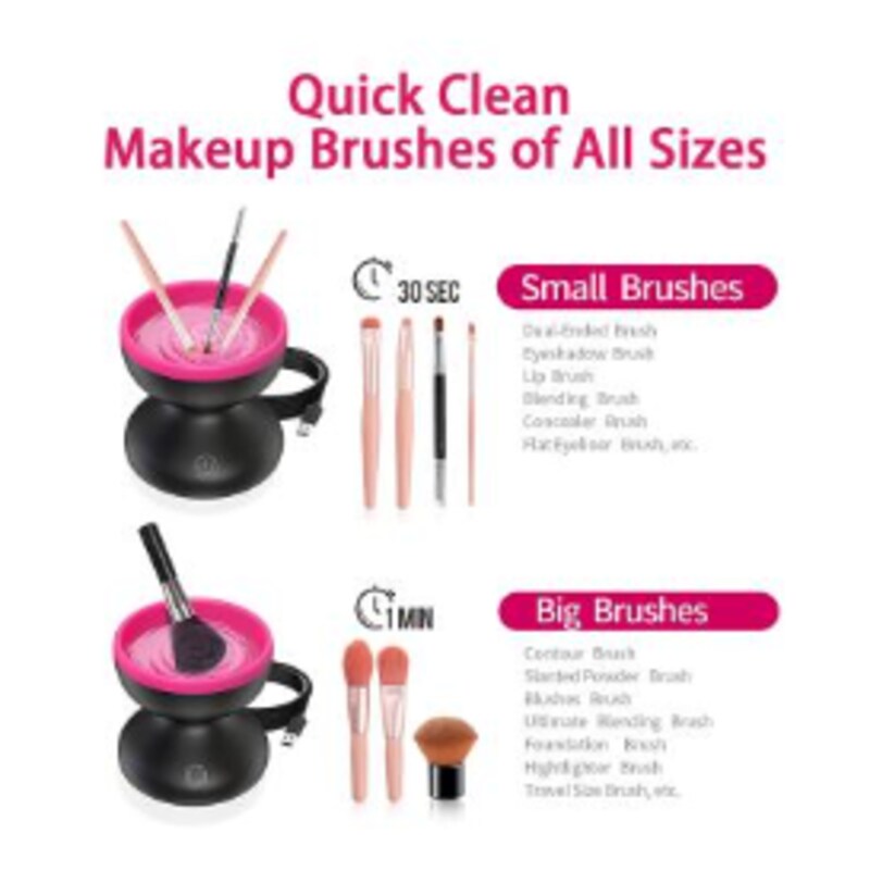 (30% OFF) Automatic Makeup Brush Cleaner