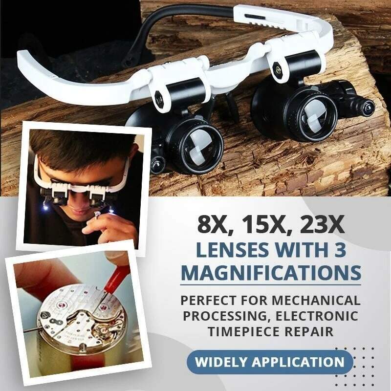 (HOT HOT) Magnifying Glasses With Light