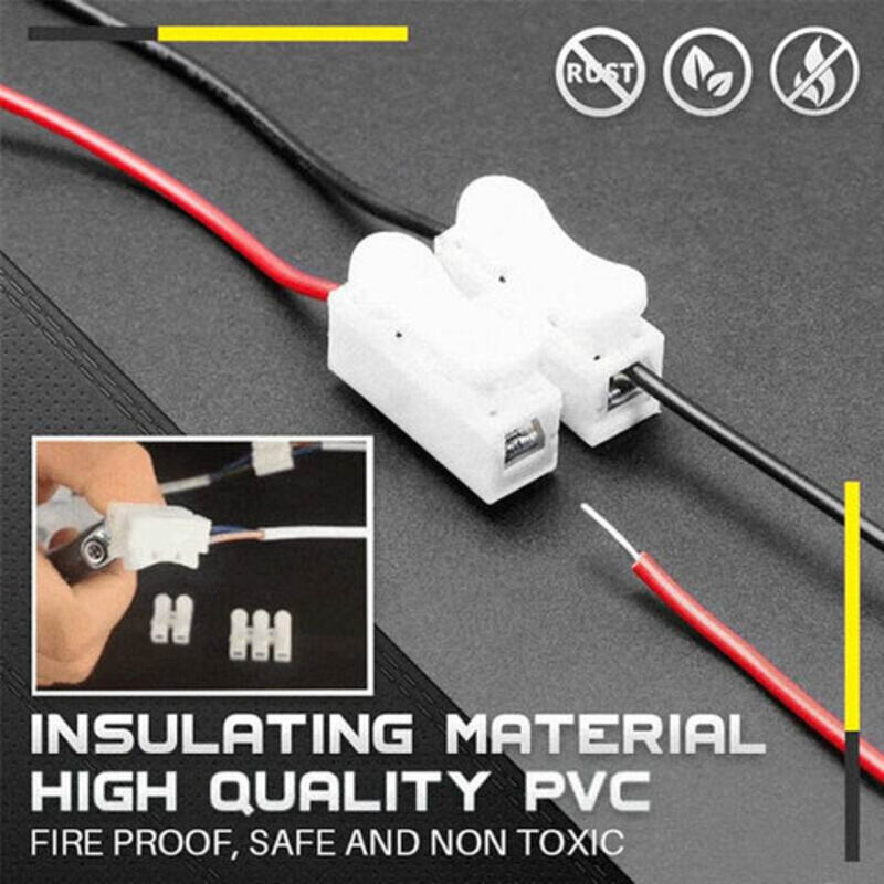 (Free Shipping) Spring Quick Connector Wire