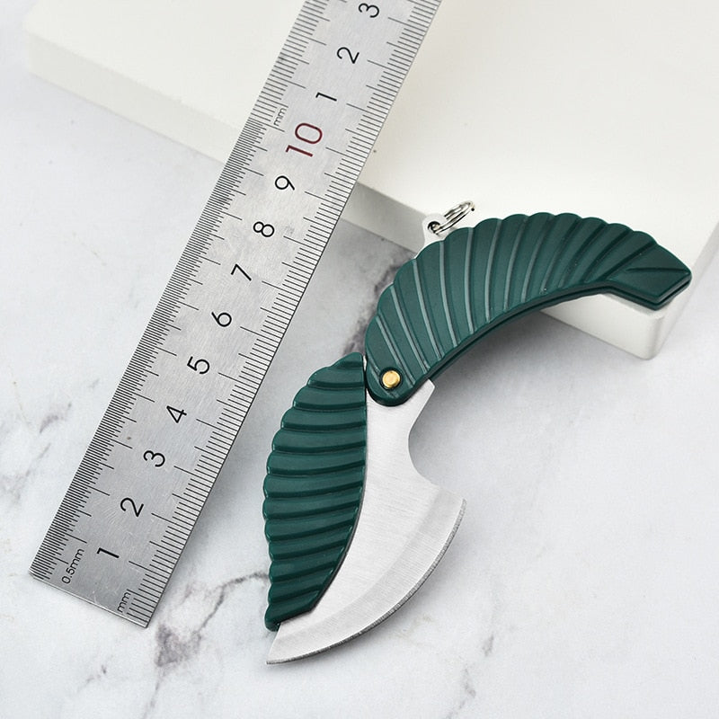 (30% OFF) Multifunction Folding Knife Leaf Shape
