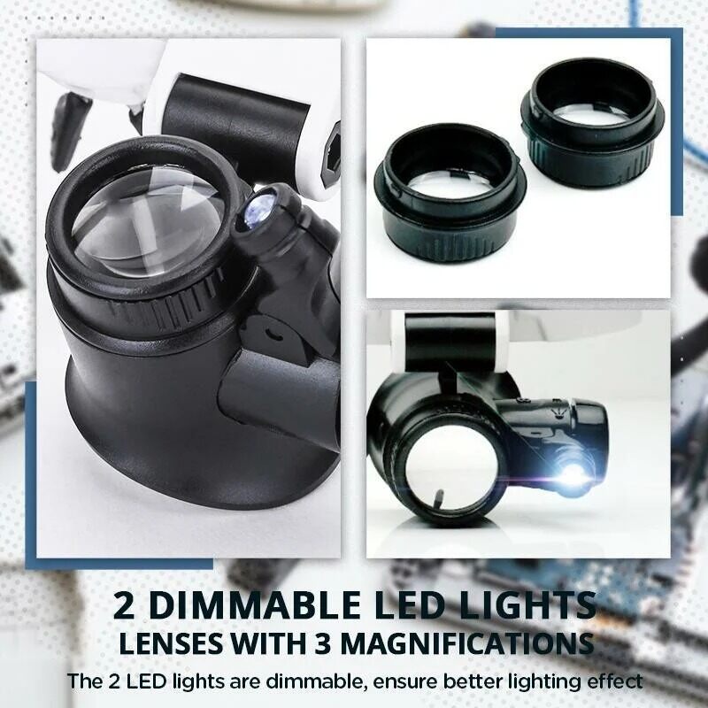 (HOT HOT) Magnifying Glasses With Light