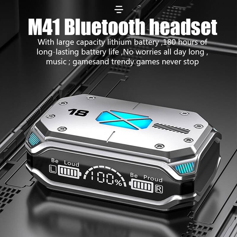 (30% OFF) M41 TWS Bluetooth Earphones Hifi Stereo Music Noise Reduction Waterproof Earbuds