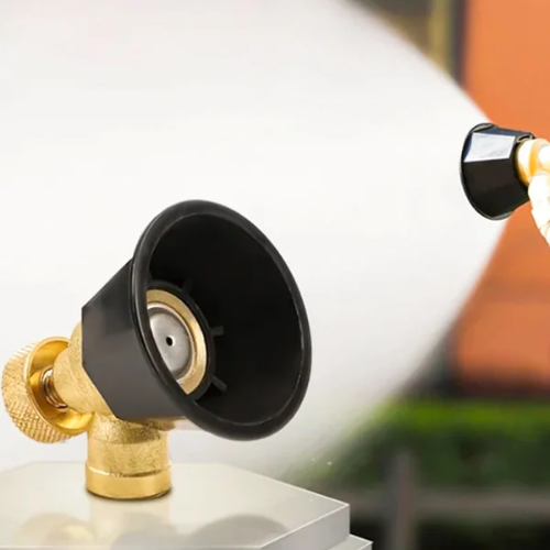 Adjustable high pressure nozzle for agriculture, gardening,...