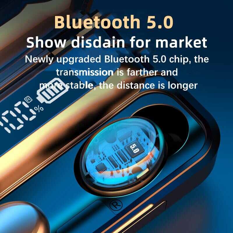 (30% OFF) F9 Wireless Bluetooth Headphones TWS | Waterproof