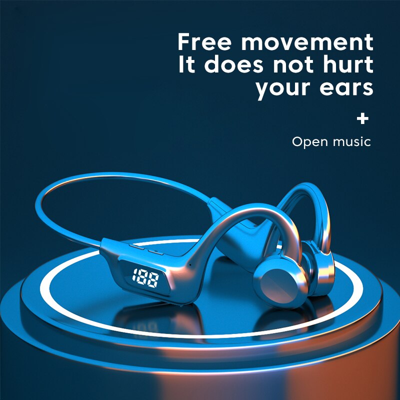 (30% OFF) VG06 Wireless Bluetooth Headphones Bone Conduction Waterproof for All Phone
