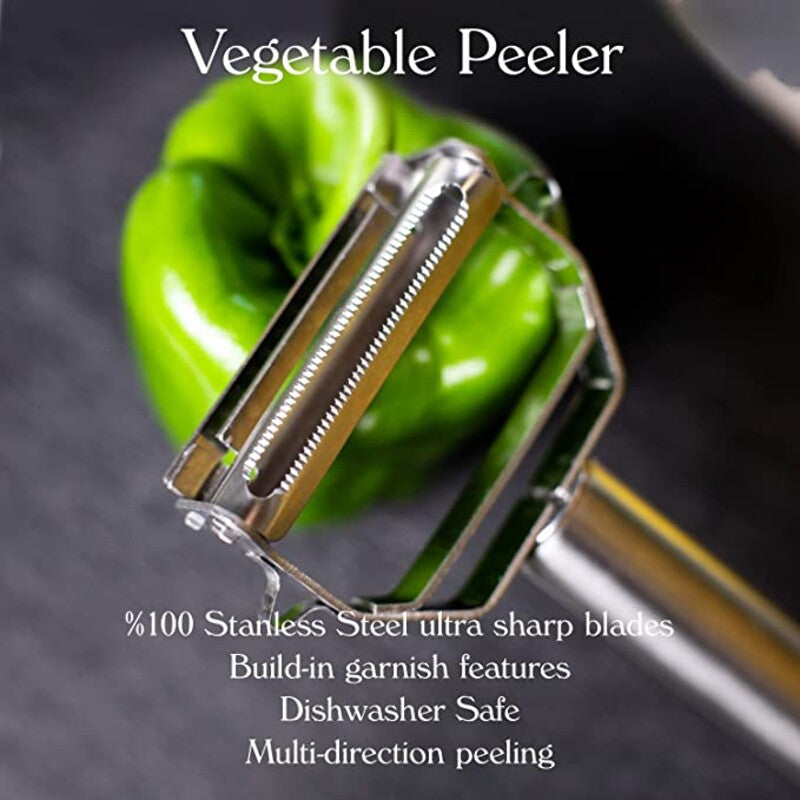 (30% OFF) Stainless Steel Dual Blade Vegetable Peeler