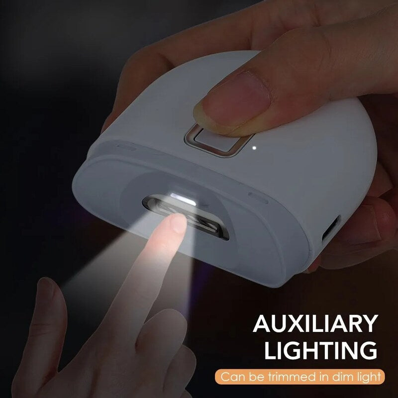 (30% DISCOUNT) Electric Nail Clipper With Auxiliary Lighting