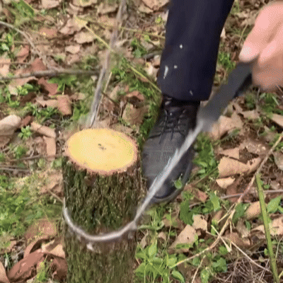 (30% DISCOUNT ) Hand-pulled chain saw for sawing wood, made of super durable steel alloy, wood cutting tool