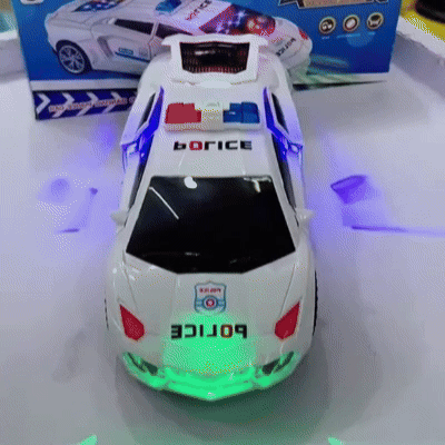 (30% DISCOUNT) Transforming Police Car With 360 Degree Rotation
