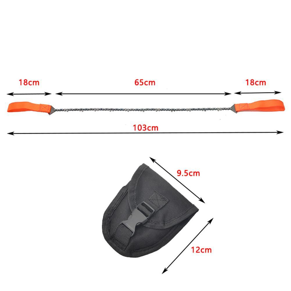 (30% DISCOUNT ) Hand-pulled chain saw for sawing wood, made of super durable steel alloy, wood cutting tool