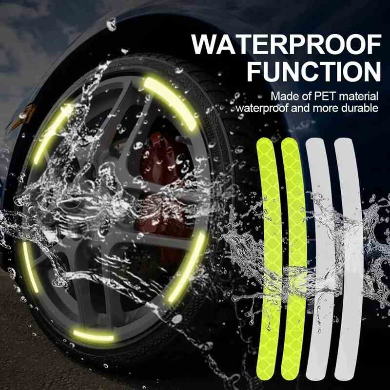 (30% OFF) Colorful Reflective Wheel Stickers