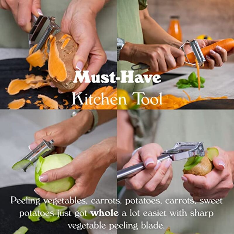 (30% OFF) Stainless Steel Dual Blade Vegetable Peeler