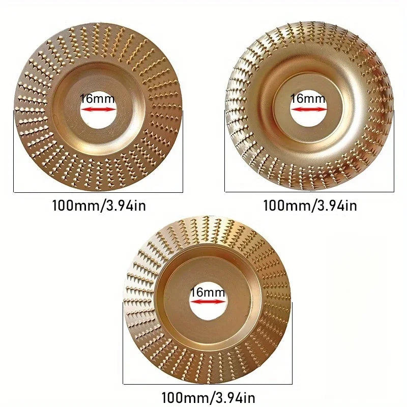(30% DISCOUNT ) Carbon Steel Wood Grinding Disc Set