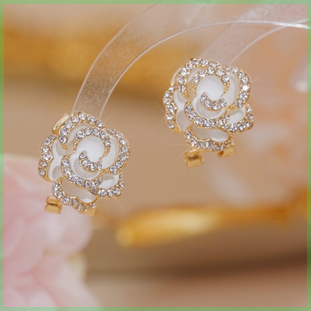 (30% OFF) Rose Flower Earring | Earrings for Girls and Women
