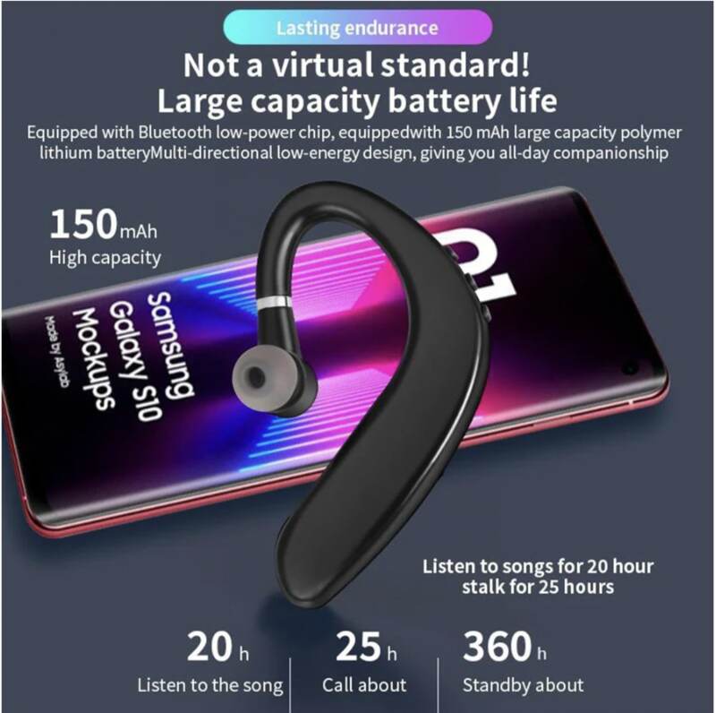 (Free Shipping) S109 New Generation Single Wireless Earphones