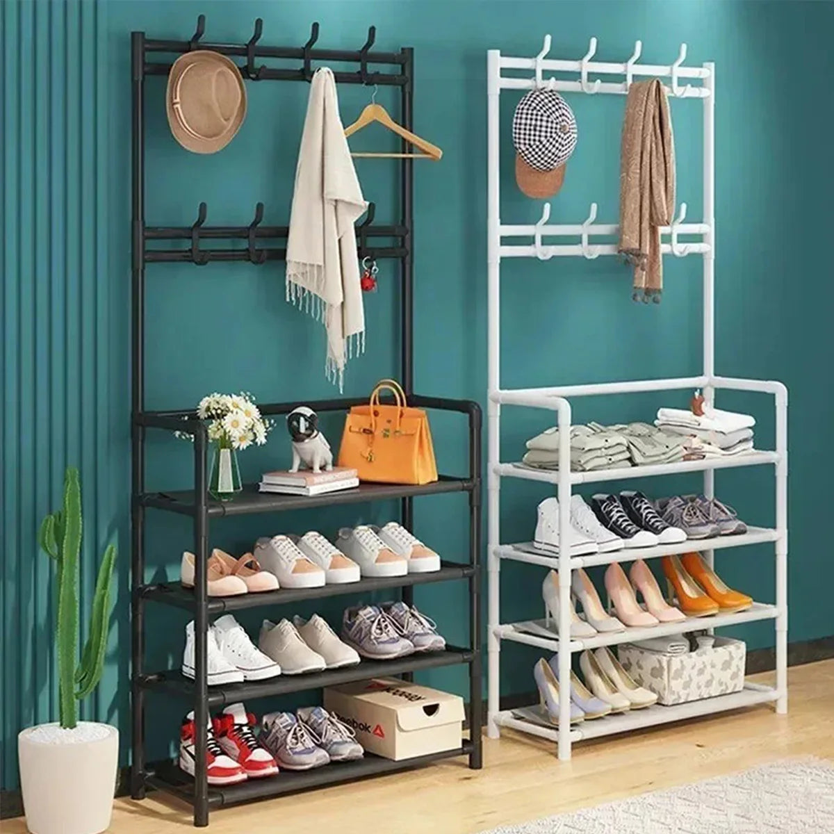 (30% DISCOUNT ) Clothes Rack Shoe Rack Simple Multi-tier Space Saving