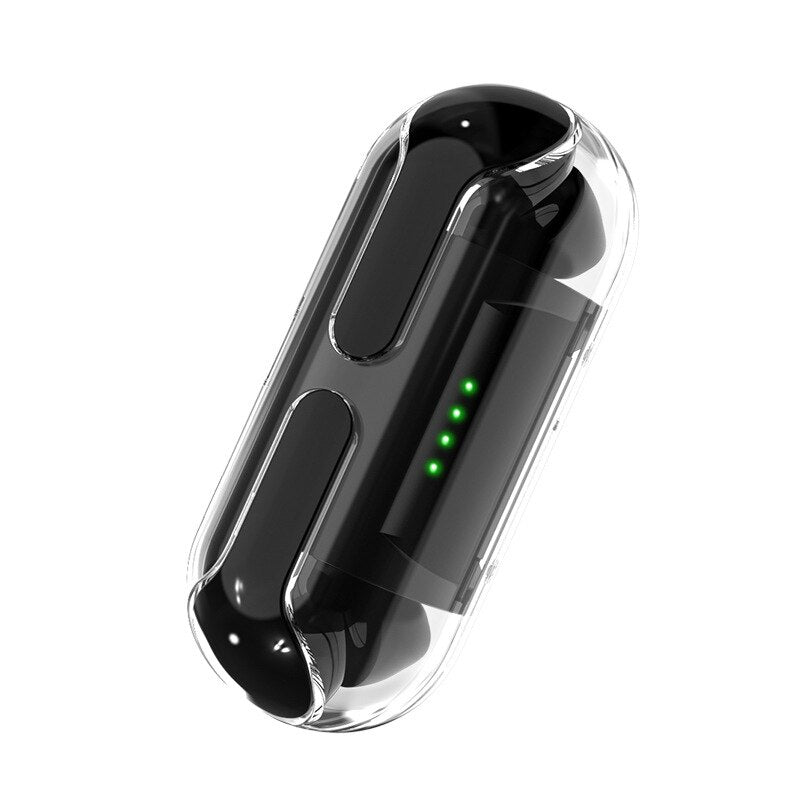 (30% OFF) NEW A4 TWS Mini In-Ear Earbuds Full Transparent