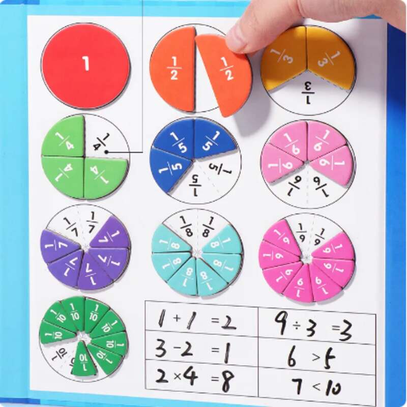 (30% OFF) Multicolor Fraction Educational Toys