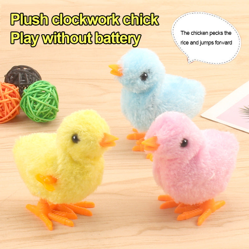 (30% DISCOUNT ) Cute stuffed toy wind up chicken for kids