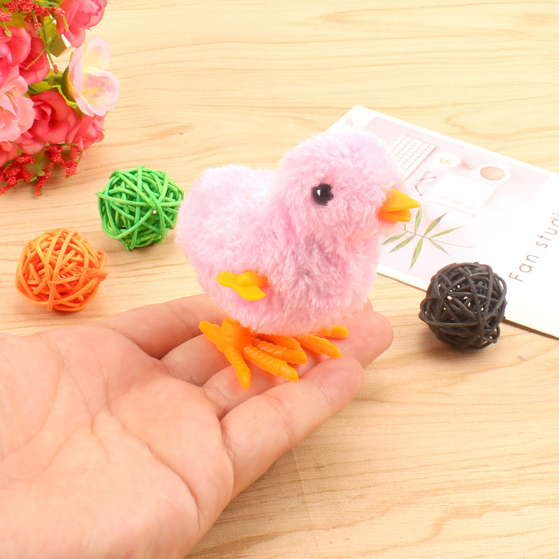 (30% DISCOUNT ) Cute stuffed toy wind up chicken for kids