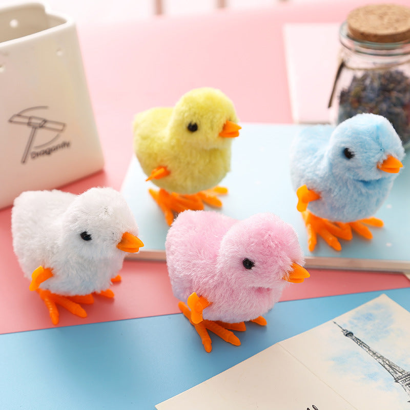(30% DISCOUNT ) Cute stuffed toy wind up chicken for kids