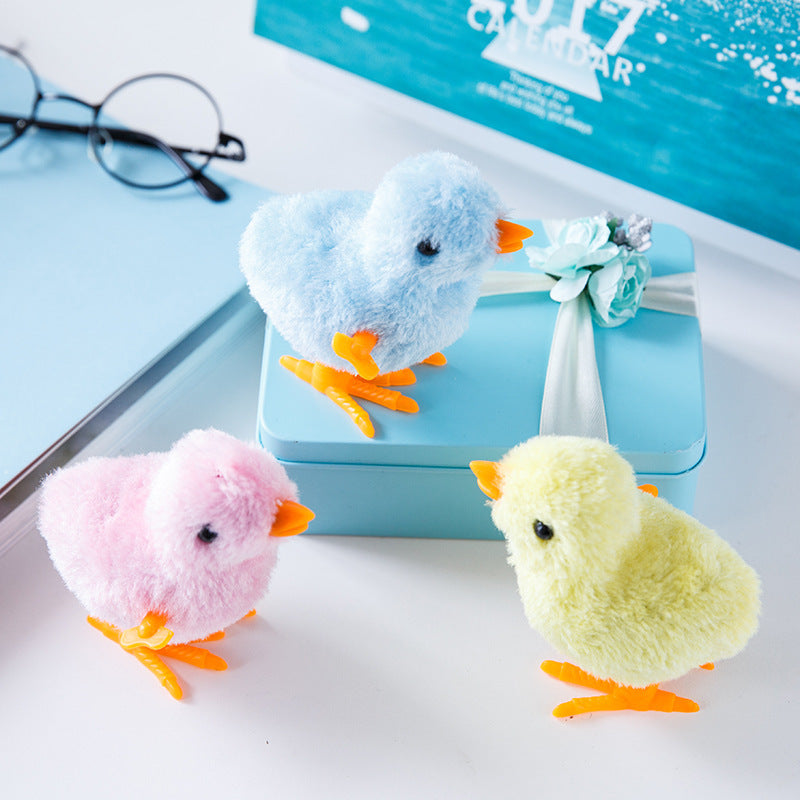 (30% DISCOUNT ) Cute stuffed toy wind up chicken for kids