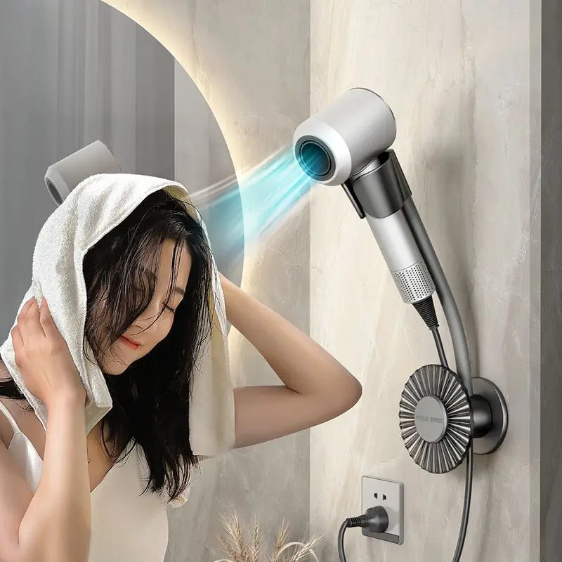 (30% DISCOUNT ) The shelf holds the dryer firmly on the wall, with a place to neatly wrap the electrical cord