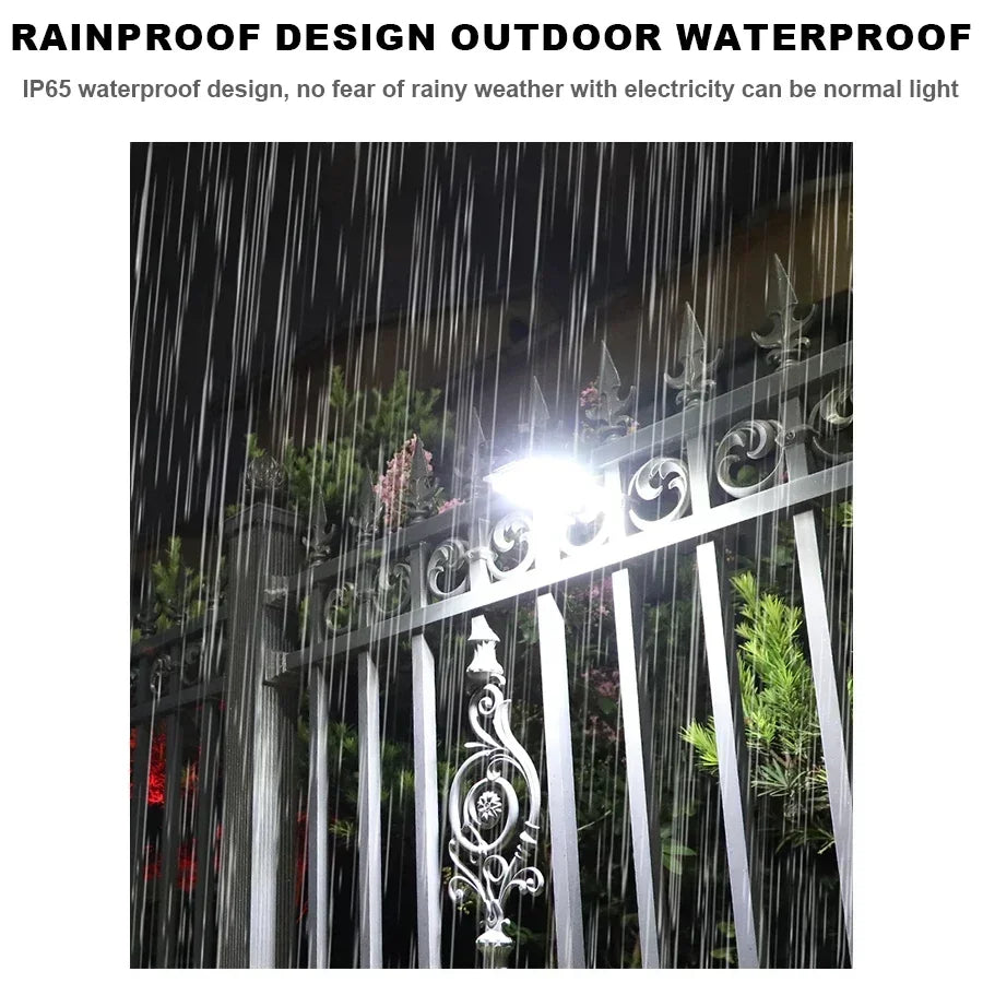 (30% DISCOUNT ) Solar lights clip the walkway, have smart sensors that automatically turn on, and are IP65 waterproof