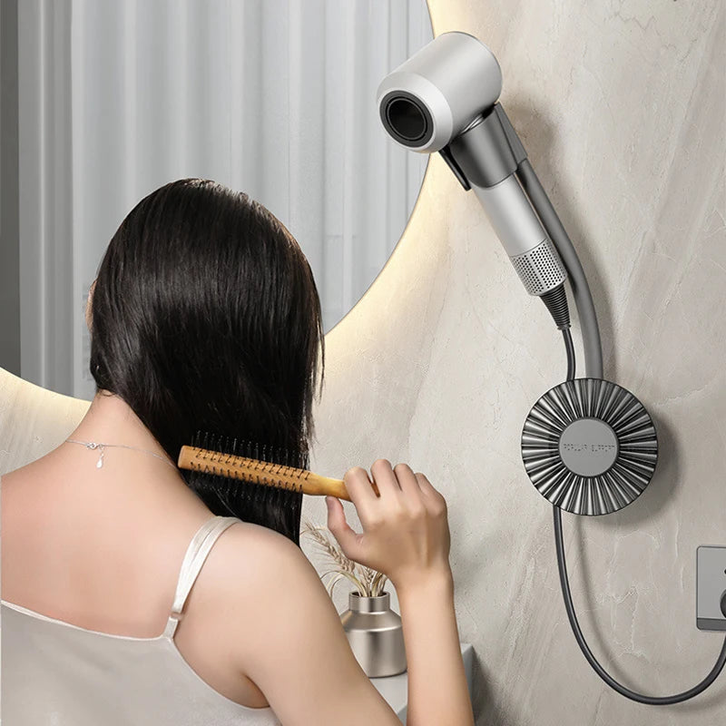 (30% DISCOUNT ) The shelf holds the dryer firmly on the wall, with a place to neatly wrap the electrical cord