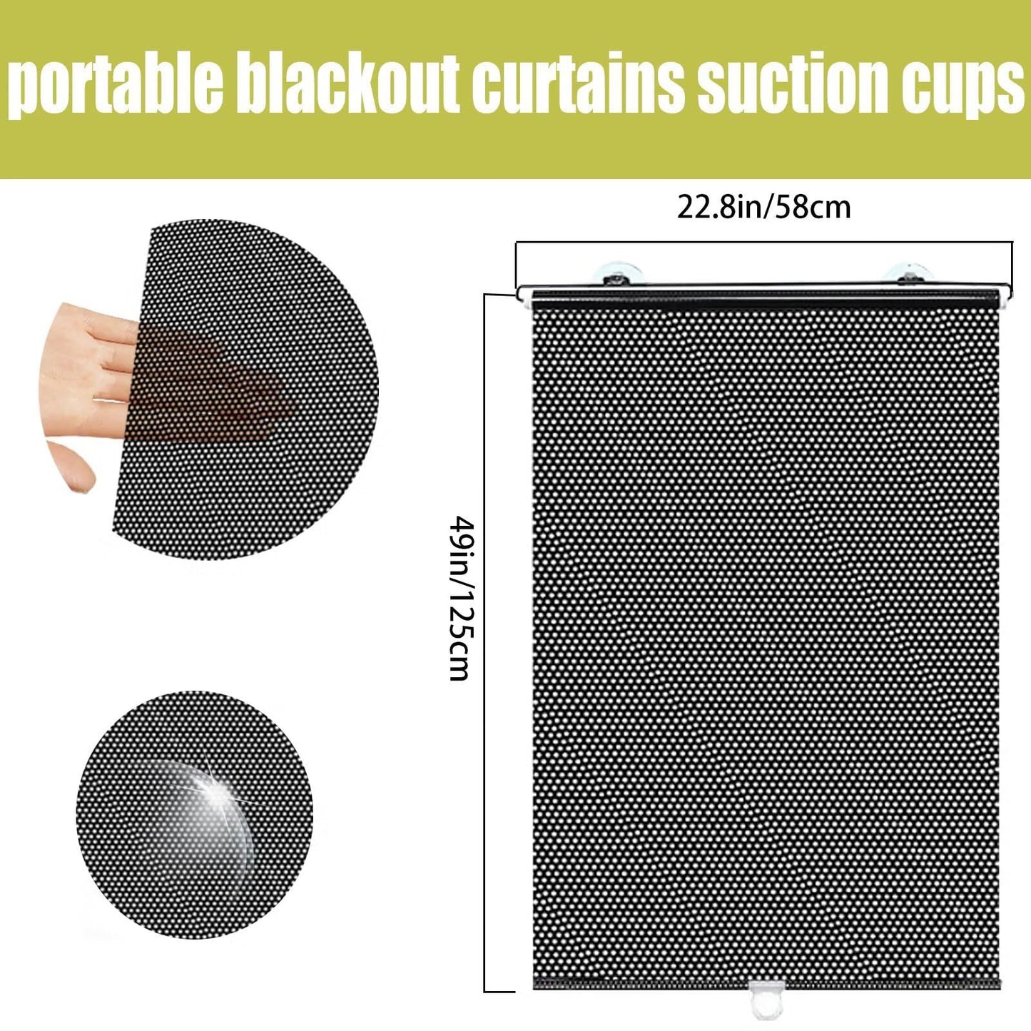 (30% DISCOUNT )Car sunshades and home windows automatically retract and safely protect against UV rays