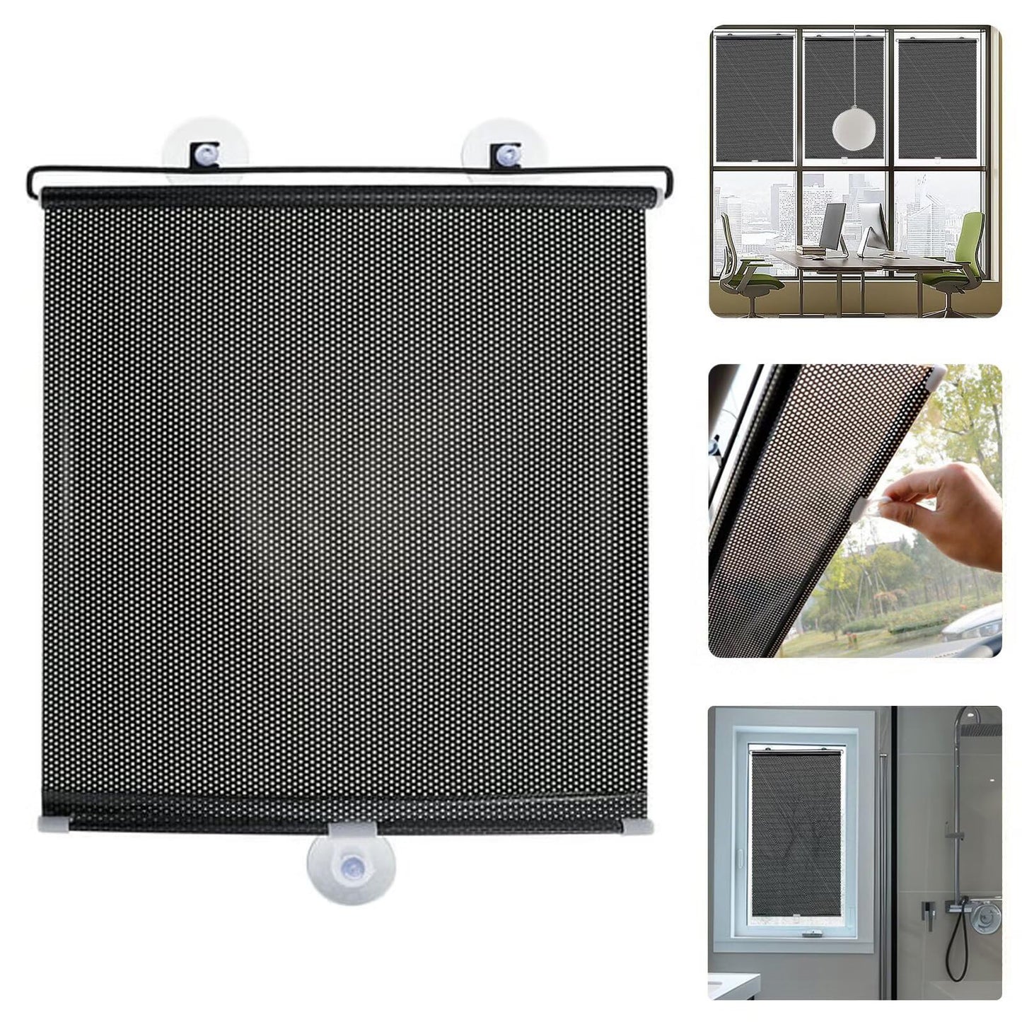 (30% DISCOUNT )Car sunshades and home windows automatically retract and safely protect against UV rays