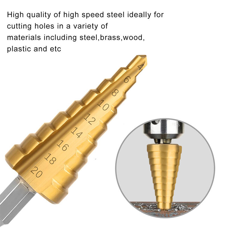 (30% OFF) Hexagonal Step Drill Bit