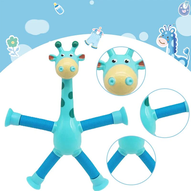 (30% OFF) Giraffe Toy With Suction Cup