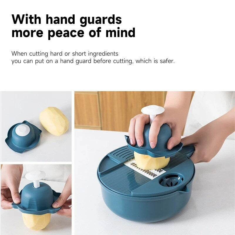 (Free Shipping) 12 in 1 Vegetable Slicer
