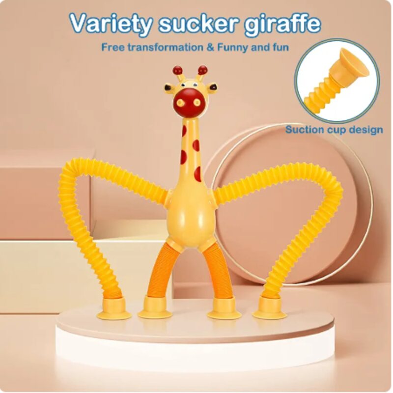 (30% OFF) Giraffe Toy With Suction Cup